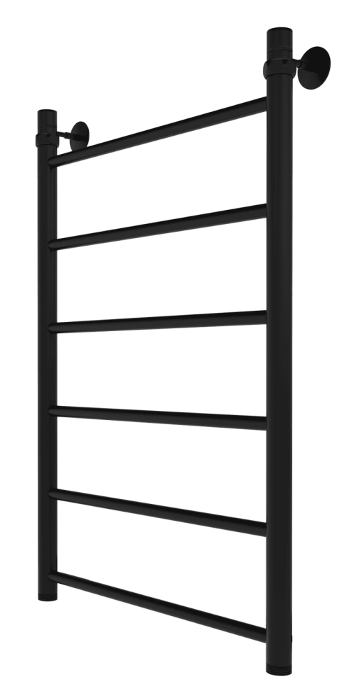 Полотенцесушитель Line б/п (н.р.1") 80/40 (к-1, Черный матовый) INDIGO