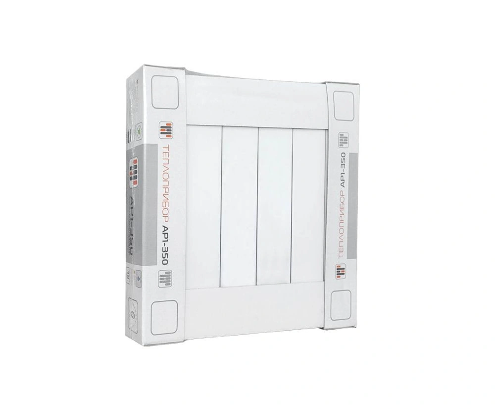 Радиатор алюминиевый 350/90 мм 6 секций Теплоприбор