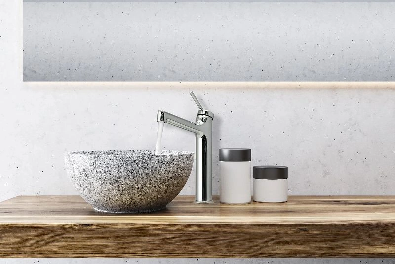 Смеситель для умывальника MINIMA, средний, монолитный, хром, LEMARK