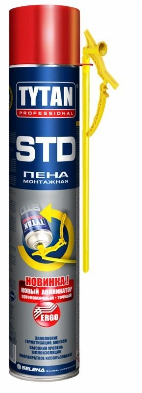 Пена монтажная TYTAN STD ЭРГО 750 мл. професс. ЗИМНЯЯ