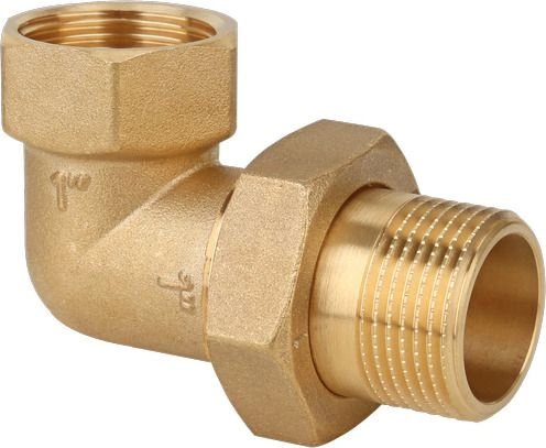 Сгон угловой (американка) 1" НВ латунь Gappo