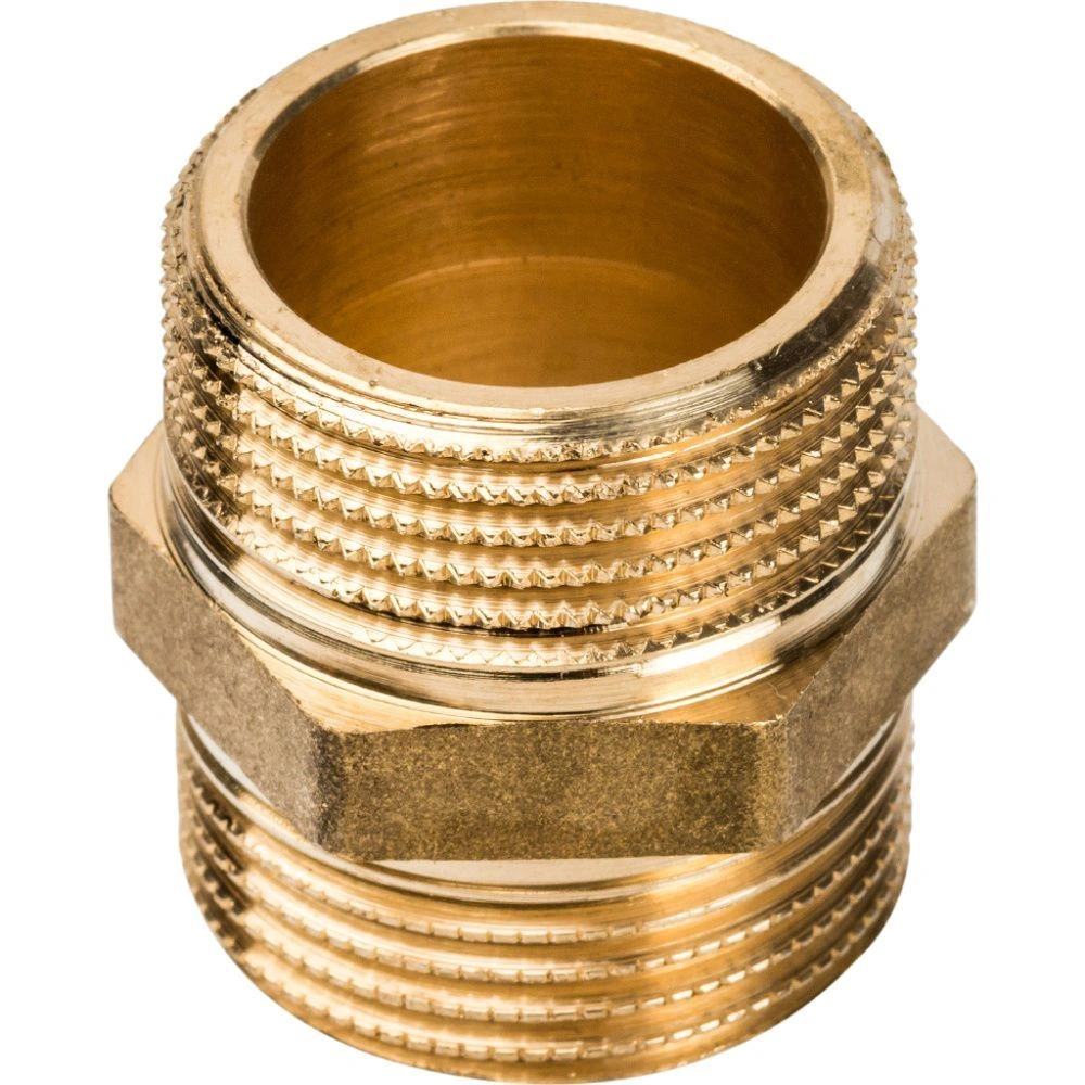 Ниппель НР-НР    3/4х3/4 (латунь) STOUT