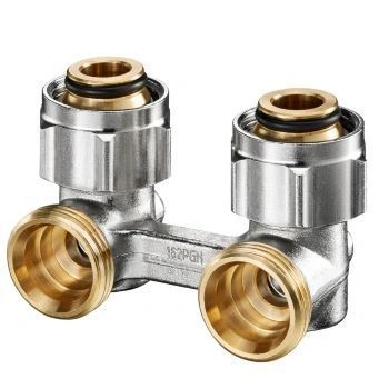 Вентиль "Multiflex F" ZB угловой 3/4 UM х3/4 AG с плоск. уплот. Oventrop