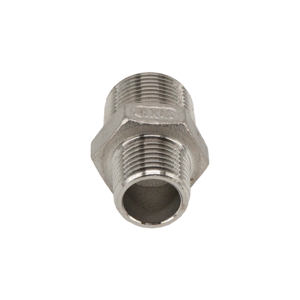 Ниппель переходной НН 3/4"х1/2" PN16  нерж. сталь AISI316