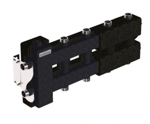 Балансировочный коллектор BM-60-5DU.EPP (до 60 кВт,вх. G 1", 2+2+1 контура G 1", EPP-термоизоляци)