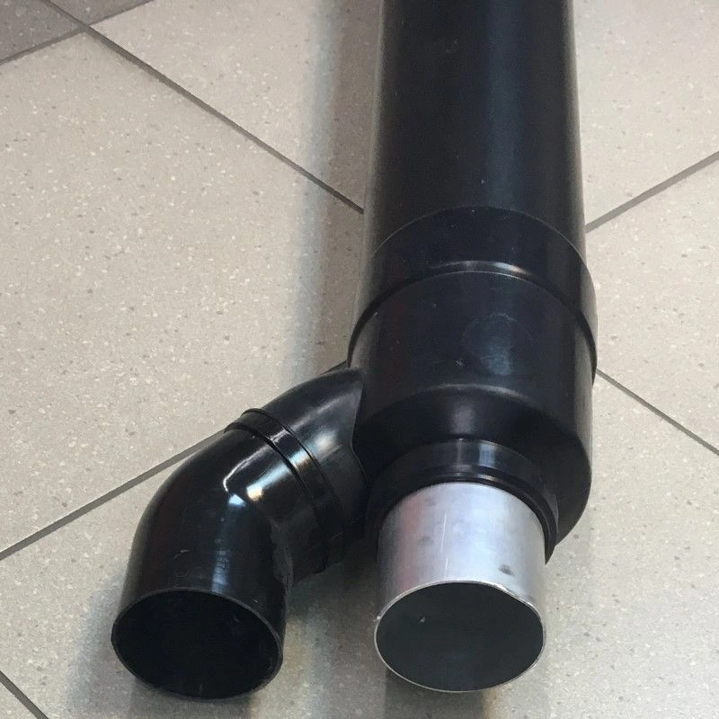 Проход параллельный через кровлю 80/80 черный