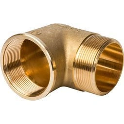 Угольник ВР-НР  2х2 (латунь) STOUT