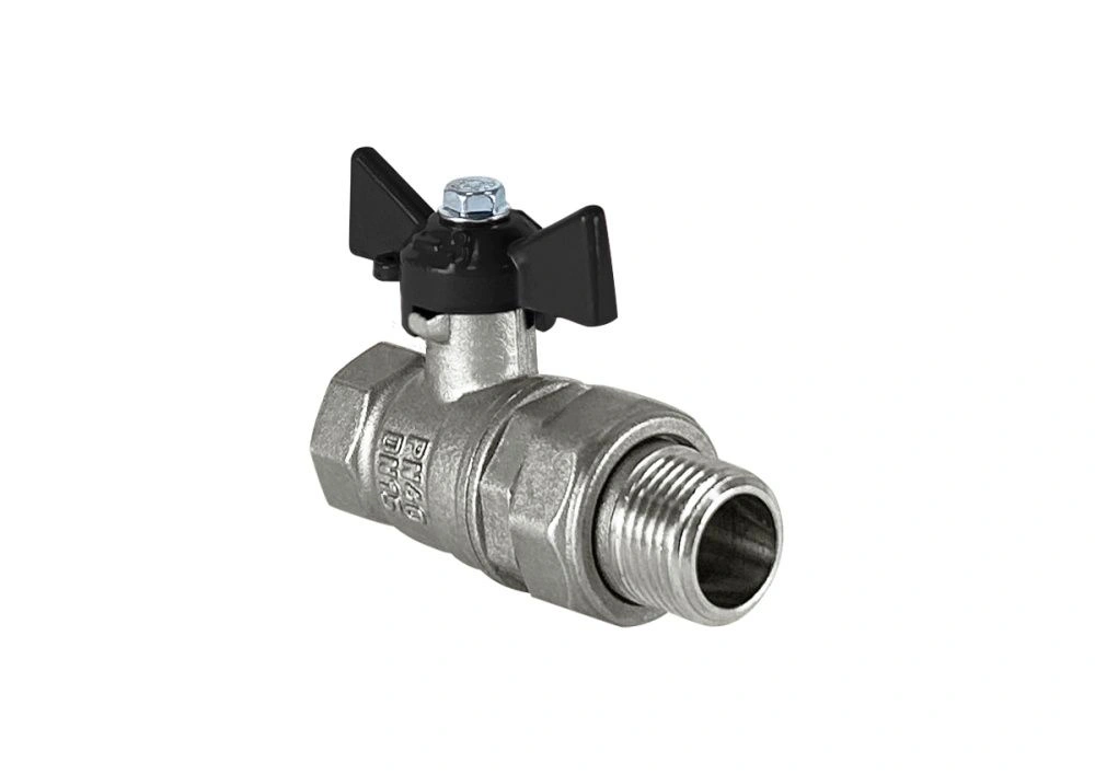 Кран со сгоном НВ N/P59  3/4" бабочка Valfex