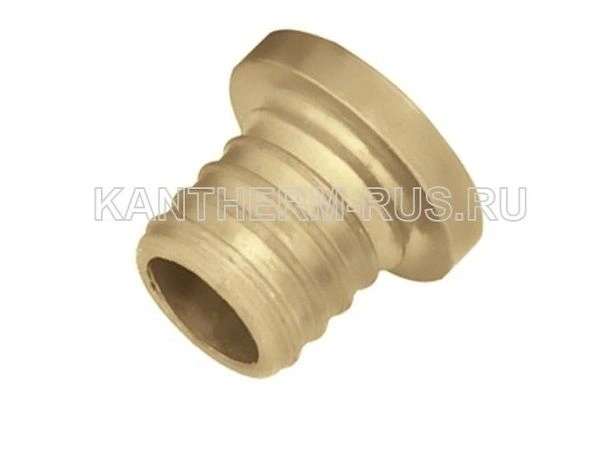 Заглушка 14*2 Push латунная KAN-therm