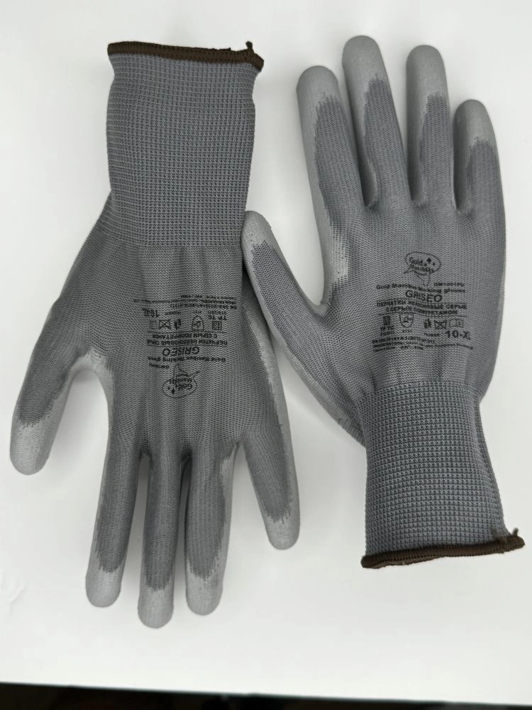 Перчатки нейлоновые серые с полиуритановым покрытием р.10 (XL) GM1001PU-grey-10 Griseo
