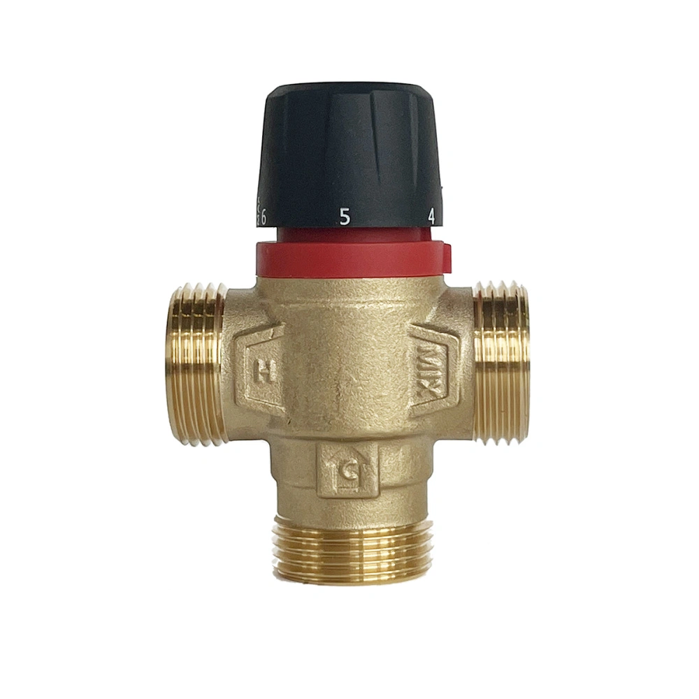 Клапан термостический Wester VTS3, 35-60, (DN25,Kvs2,5, PN10,НР 1",ГВ-СО)