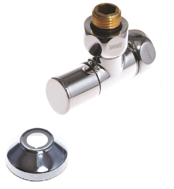 Кран угловой колпачок 3/4"х1/2" г/ш с отражателем SMART