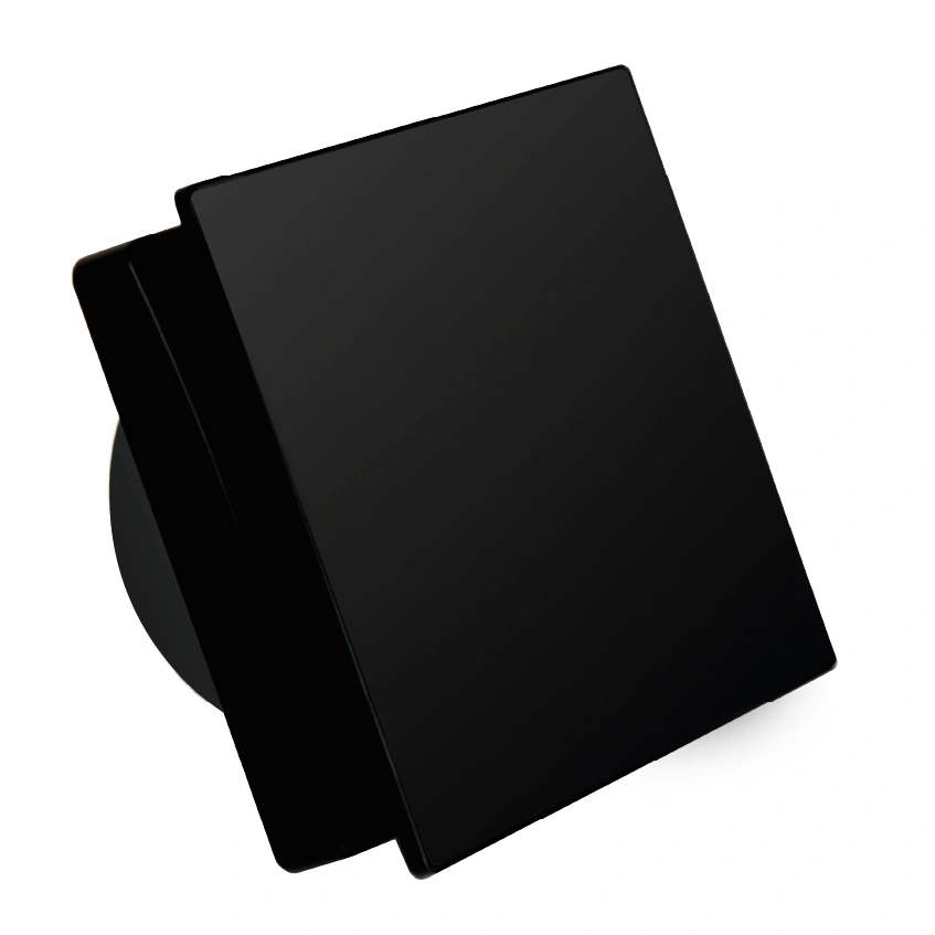 Вентилятор накладной  Seicoi Floxy Design 100 Matt Black Glass SMAD04-01G