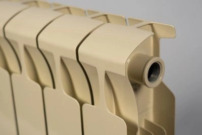 Радиатор биметаллический Monolit 500/100  мм  4 секции G3/4" боковое подключение Капучино Rifar