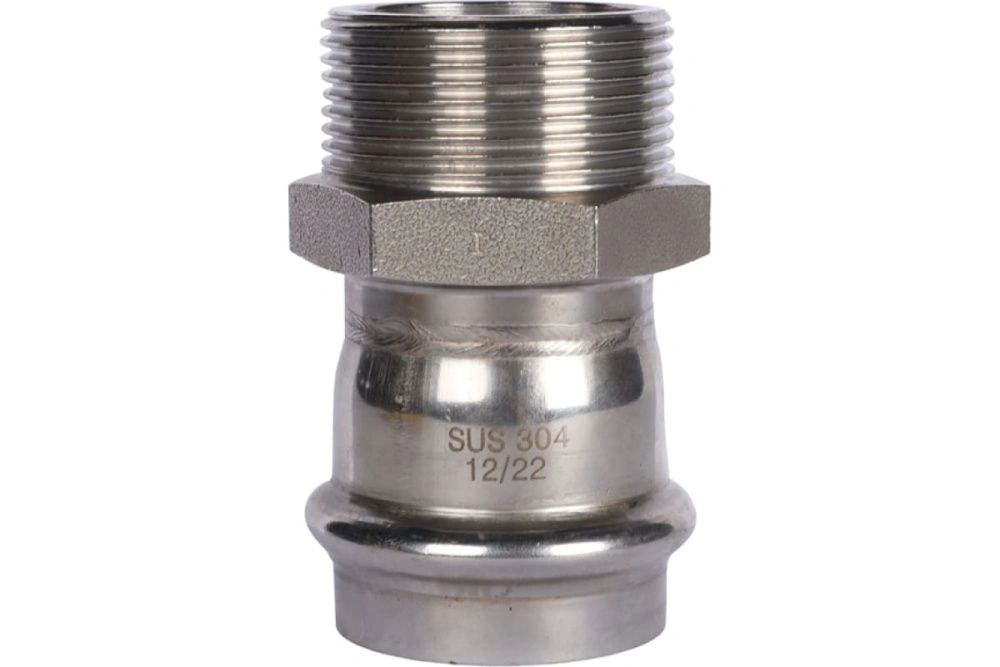 Переходник 22х1 НР нерж. Rommer