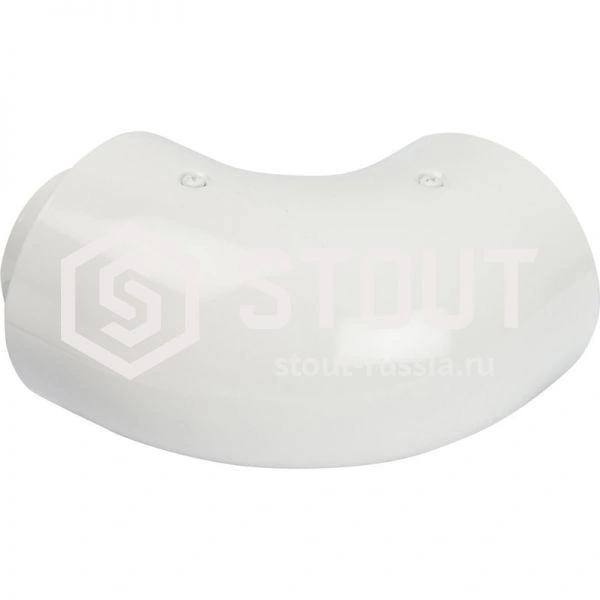 Элемент дымохода 60/100 угол 90° коакс. STOUT