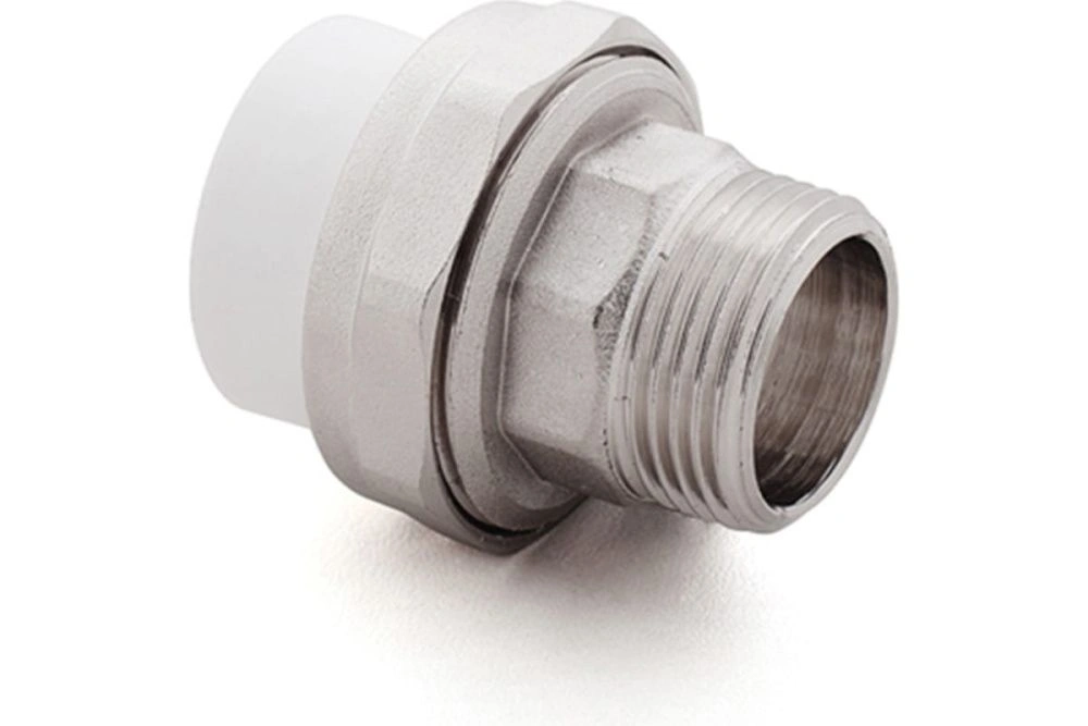 Муфта разъмная НР 32х1" PPRC белая RTP