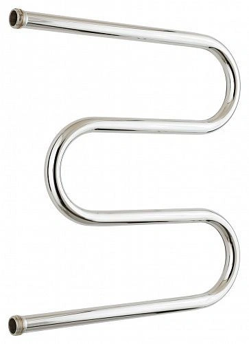 Полотенцесушитель М-образный 500х500, G 1" без кронштейна нерж. ст., полировка Стилье