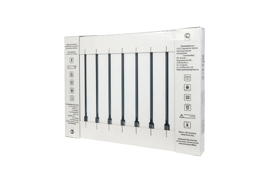 Радиатор биметаллический Bilux pluse-R 500 (175 Вт) 10 секций