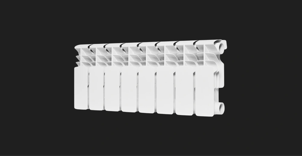 Радиатор биметал. ВМ 200x80 8 секц Rommer Plus