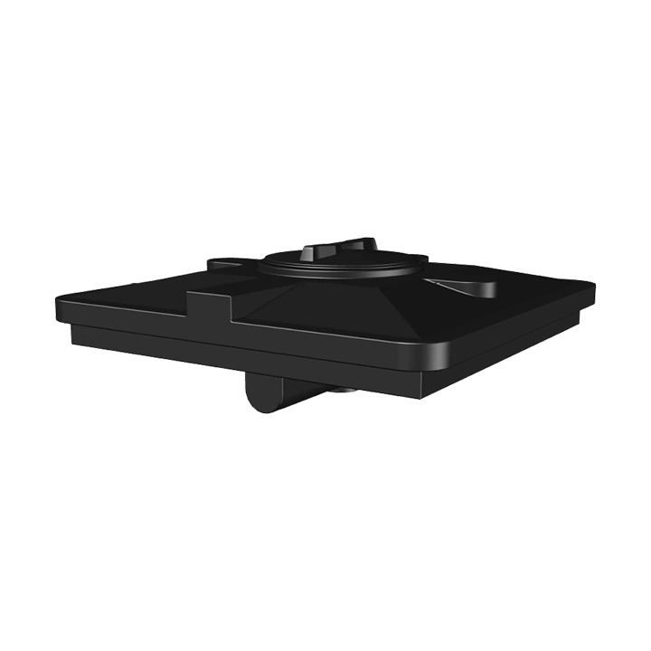 Бак д/душа 120 (черный) 950х950х305 Aquatech