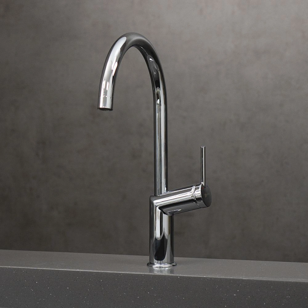 Смеситель для кухни Minima, с высоким поворотным изливом, хром, LEMARK