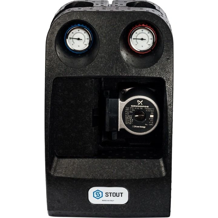 Насосно-смесительный узел 1 1/4" с насосом Grundfos UPSO 25-65 DN 32