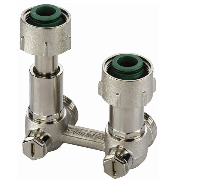 Узел нижнего подключения ET2/50 телескопический угловой, ВР3/4х3/4НР Simplex