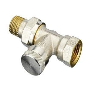 Клапан запорный RLV Ду 15 прямой никелированный 