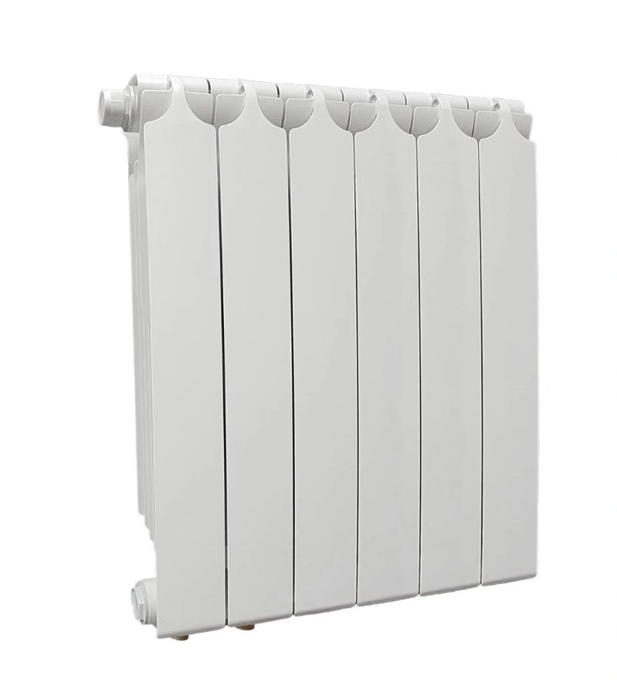 Радиатор биметаллический 500/90 мм 6 секций нижнее подключение справа Теплоприбор