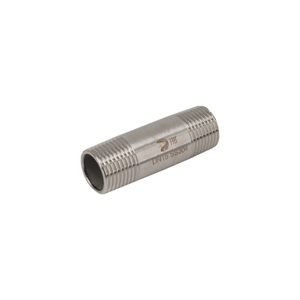 Бочонок (ниппель) Н-Н DN 3/8", PN16, нерж. сталь AISI304