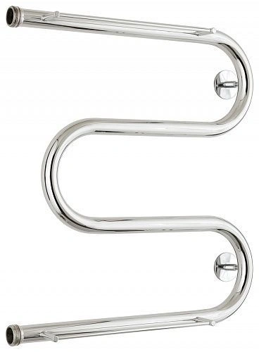 Полотенцесушитель М-образный 2П 500х500, G 1" без кронштейна нерж. ст., полировка Стилье