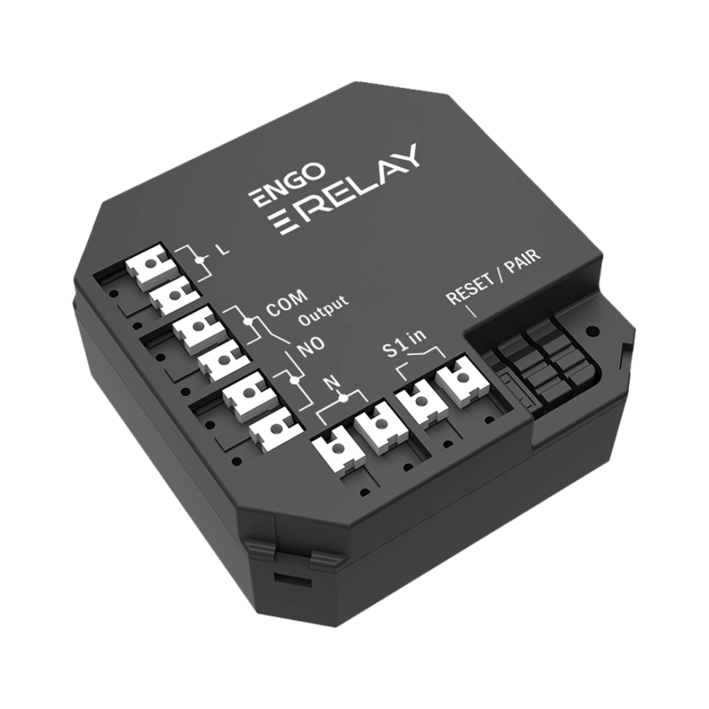 Модульное реле ZigBee 12A, сухой контакт, ENGO