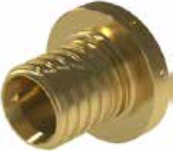 Заглушка 20 Push латунная UltraLine KAN-therm