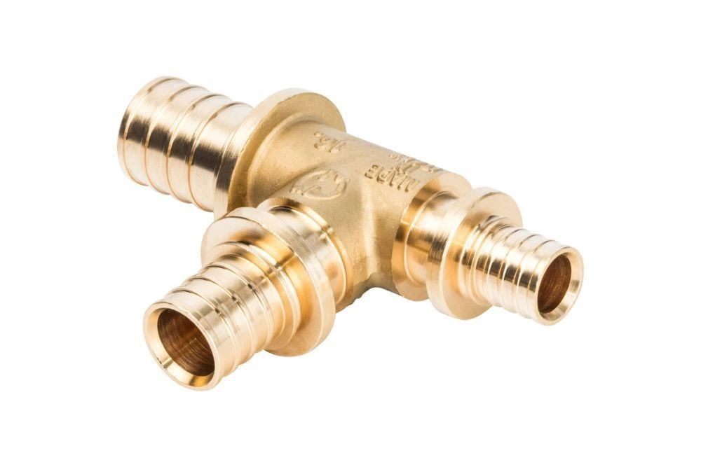 Тройник переходной 25-20-16 латунь STOUT