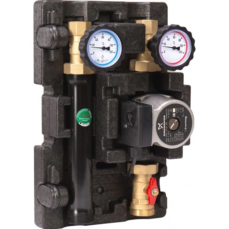 Насосный модуль 1" с насосом Grundfos UPS 25-60 DK DN25 ECO 2 Huch