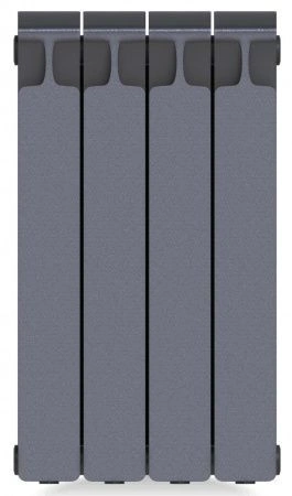 Радиатор биметаллический Monolit Ventil 500/100   4 секции (MVR) нижнее справа Титан Rifar