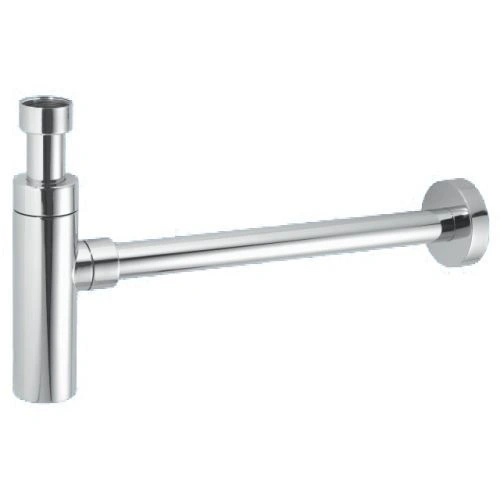 Сифон бутыл. (1 1/4"х32мм) б/выпуска с отв. труб. 32мм и отраж., вых. DN32мм,Хром McAlpine