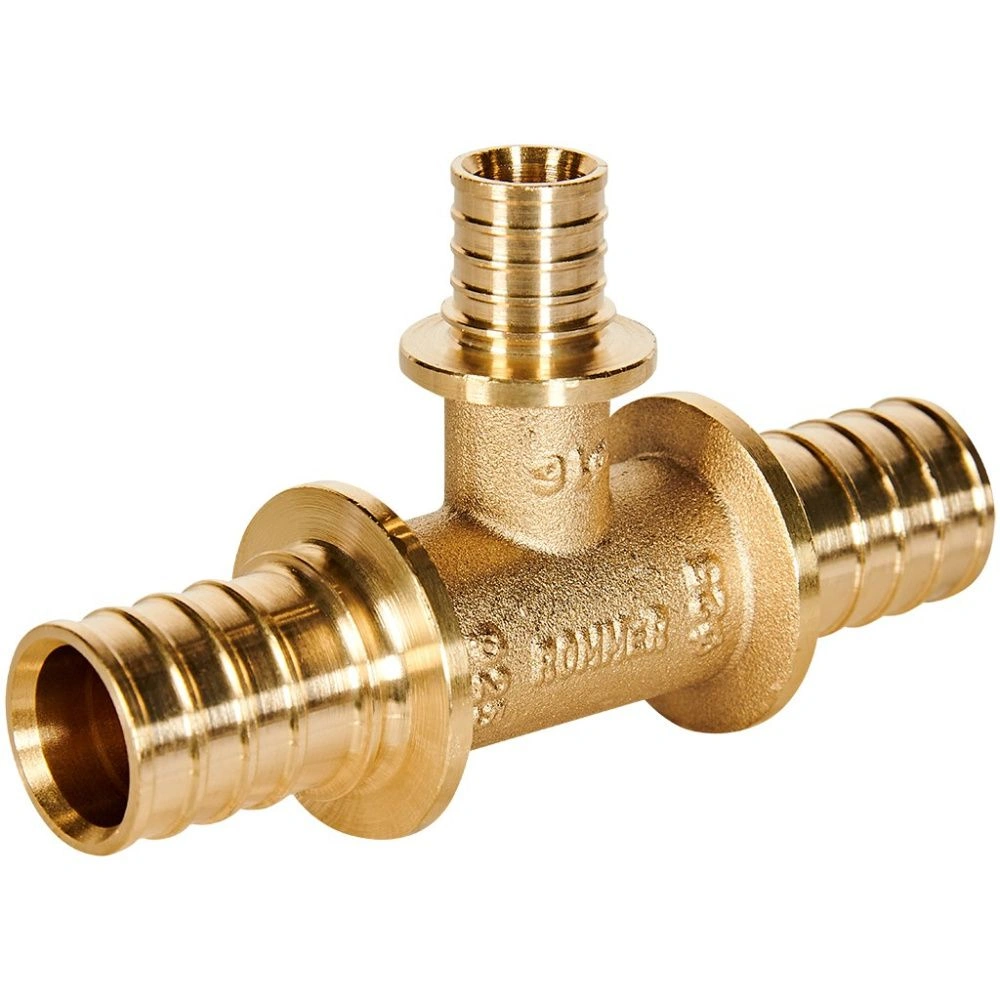 Тройник переходной 25-16-25 латунь Rommer