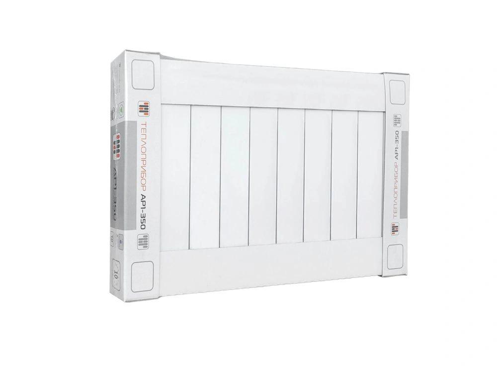 Радиатор алюминиевый 350/90 мм 10 секций Теплоприбор