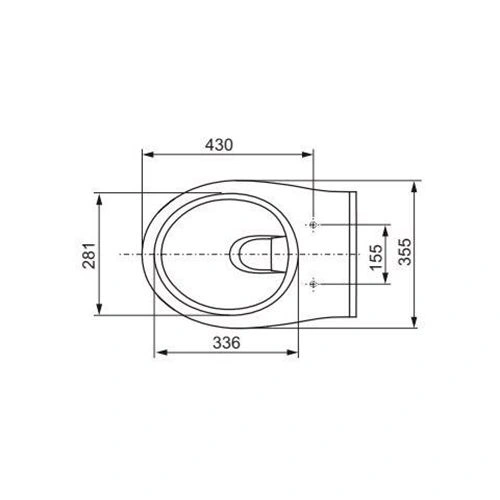 Комплект унитаза подвесного с крышкой TECE V04 (9700004+9700602)