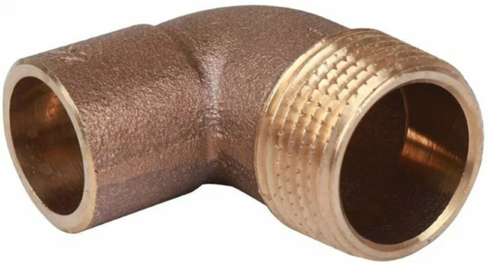 Угольник переходной НР-пайка 18х1/2" пайка Sanha