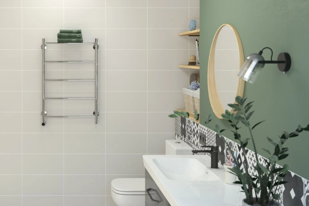 Полотенцесушитель электрический №30 П, 800х500  Стилье