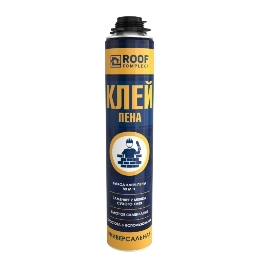Клей-пена профессиональная универсальная Roof Complect (1000гр)