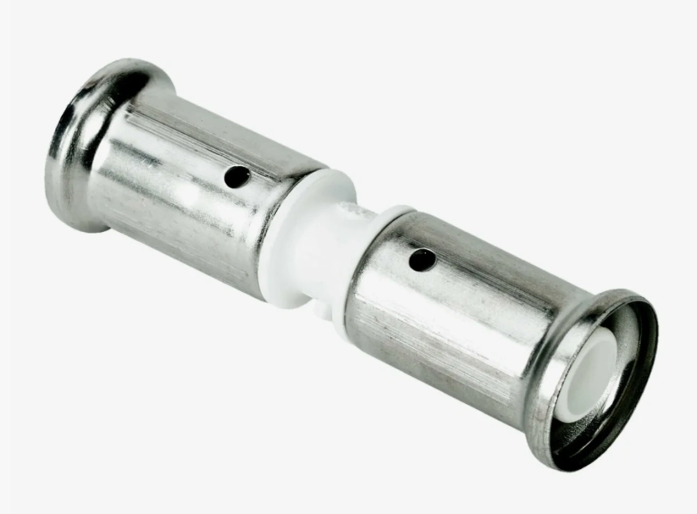 Муфта 32-32 ПВДФ, пресс (белая) HENCO