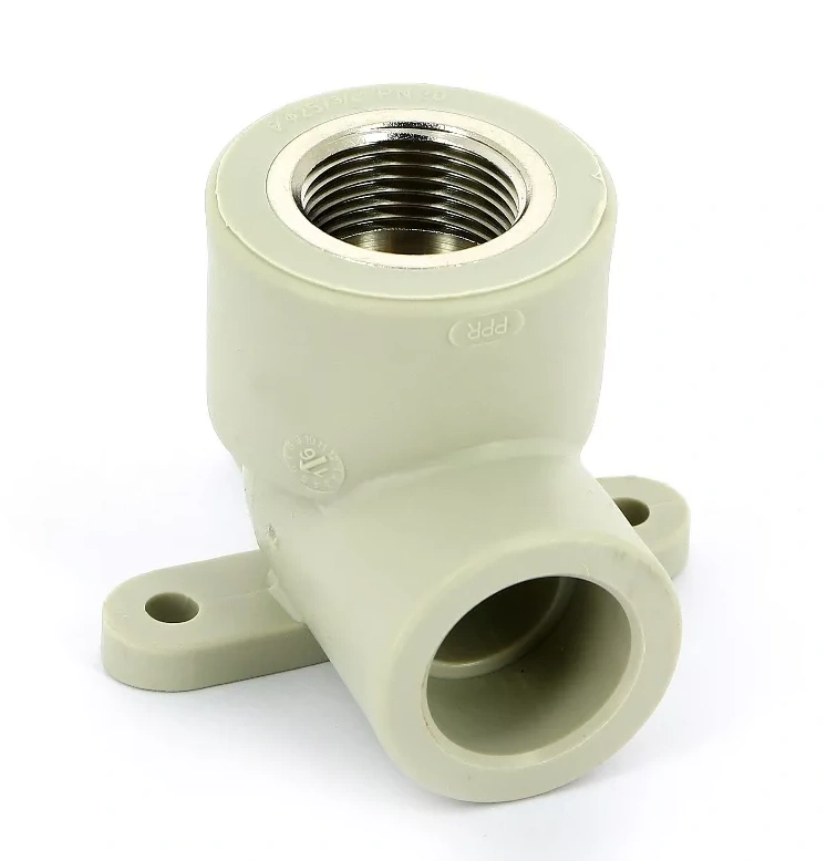 Отвод 25х3/4 90* с внутр. резьбой и крепл. PPR Ekoplastik