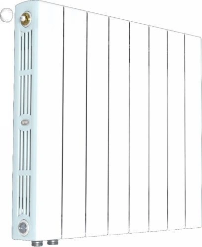 Радиатор биметаллический SUPReMO Ventil 500/90 мм 4 секций (SVL) нижнее слева подключение  Rifar