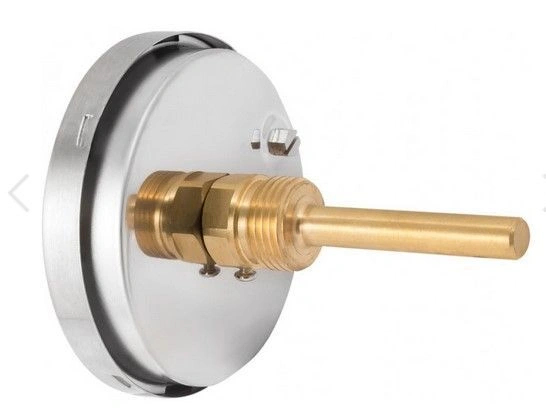 Термометр биметаллический БT-41.211, 80мм (0...+200C) G1/2", L46, кл.т.1,5, аксиальный