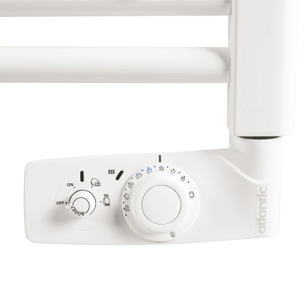 Полотенцесушитель электрический 2012, 998х480х100 мм, 500Вт, белый, Atlantic