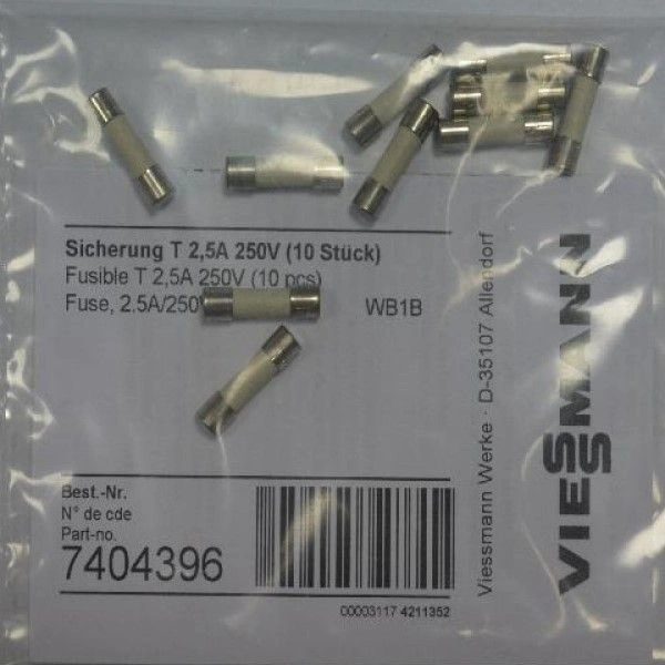 Предохранитель Т 2.5 А 10 шт.